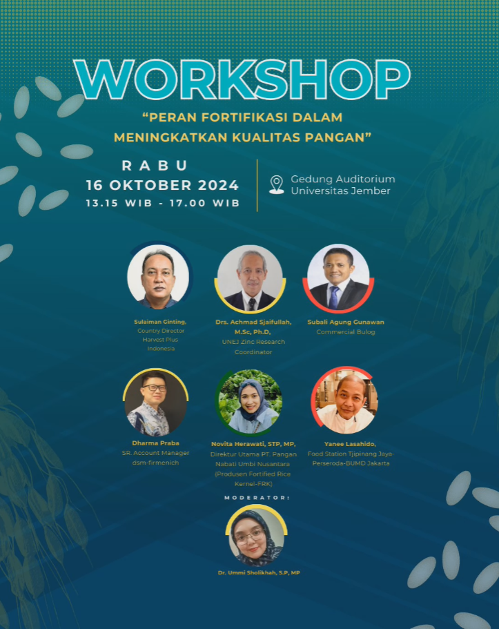 Workshop: “Peran Fortifikasi dalam Meningkatkan Kualitas Pangan”​